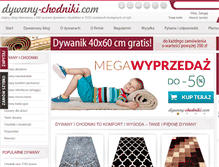 Tablet Screenshot of dywany-chodniki.com